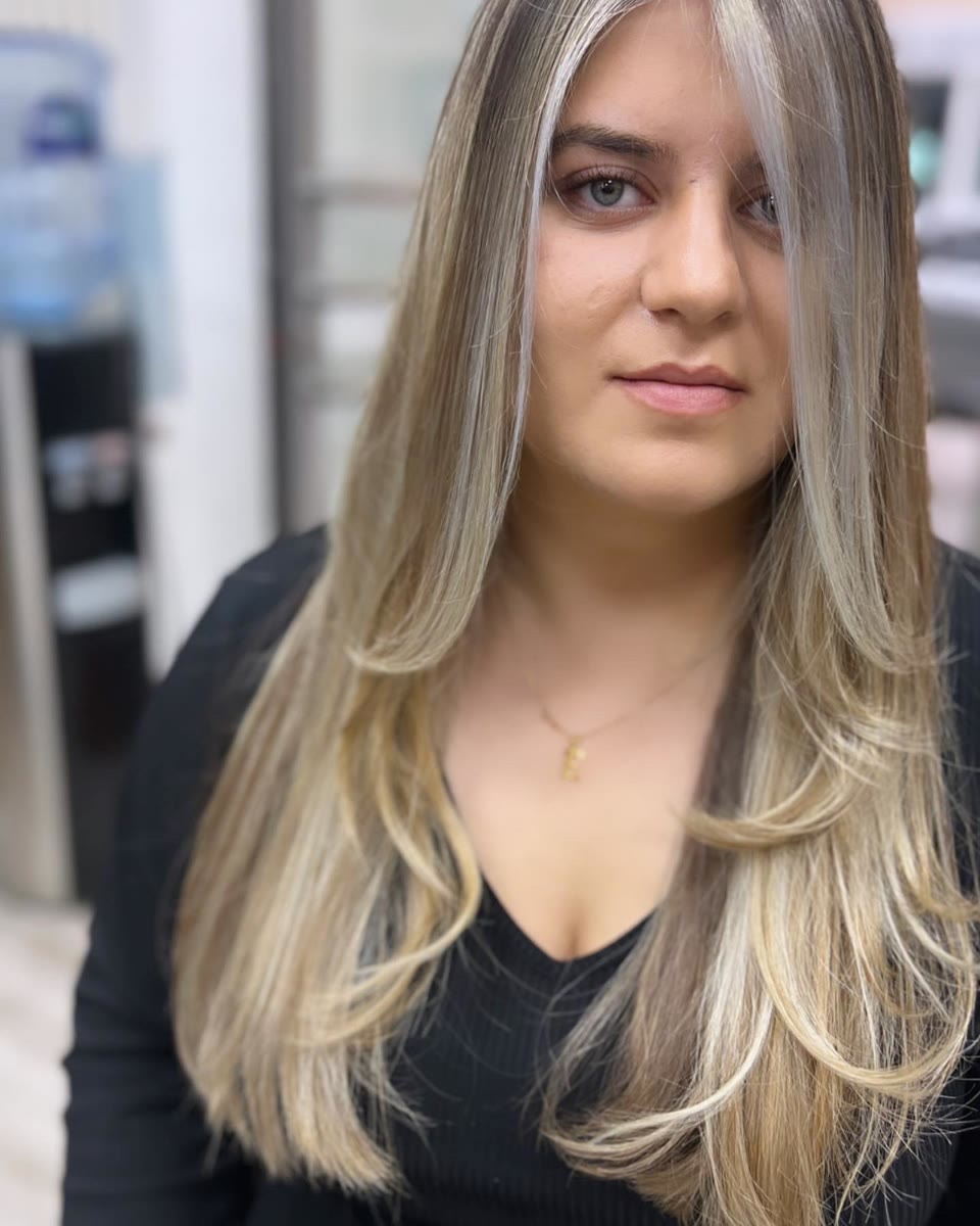 Blonde Balayage lang — Hair Flair X Dortmund